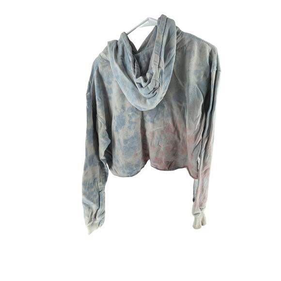 Wild Fable Tie Dye Pullover Cropped Hoodie Sweatshirt Women's Size Medium - Picture 5 of 7